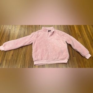 Ideology (Macy’s) girls pullover faux fur sweater